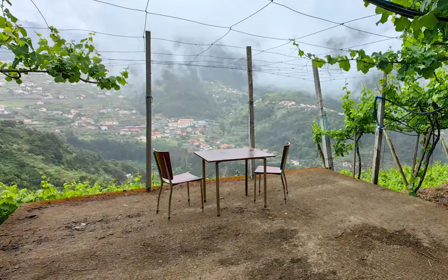 The most authentic mirador in Madeira for the winers