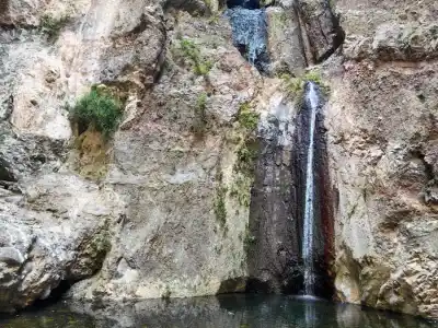 Waterfall at the end of Barranco del Infierno