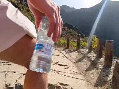 Don't go without water, credit card for a sip of water
