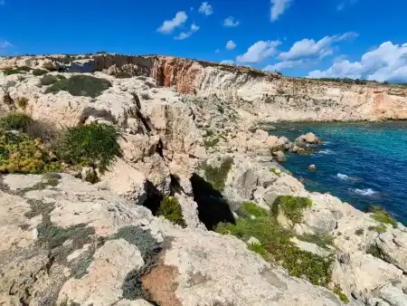 Mellieha cliffs MTB bike pod Fort Campbell