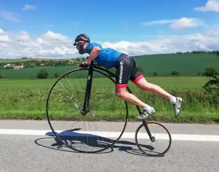 optimism on a velociped