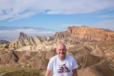Selfie at Zabriskie Point