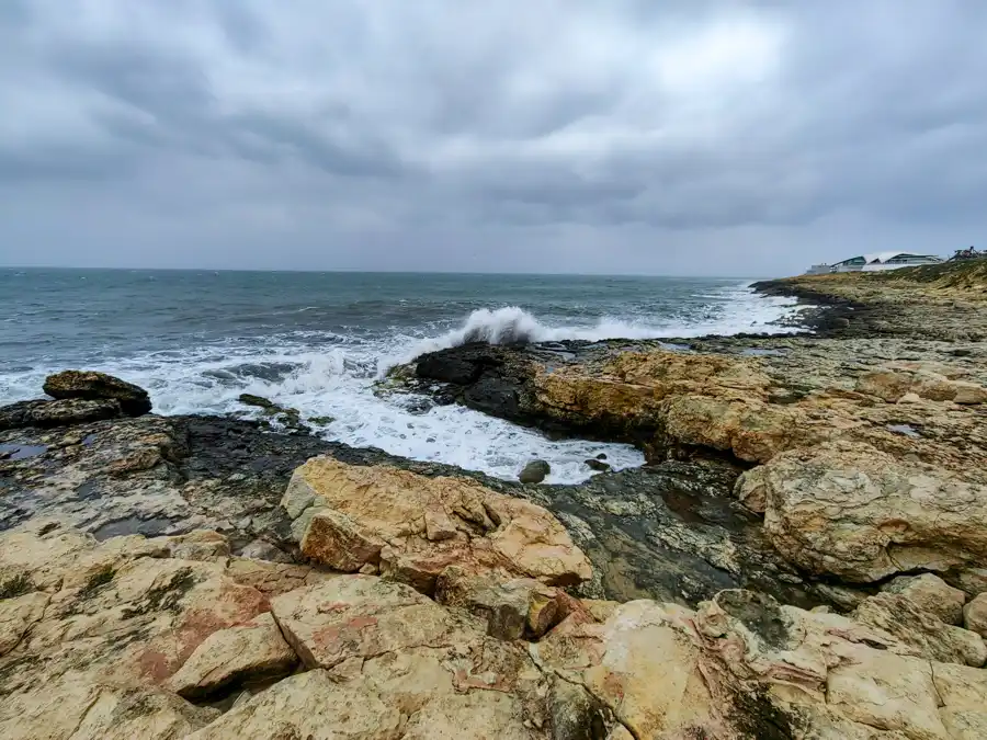 Sometimes you have to look for a path through the cliffs