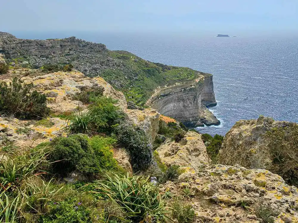 View of Siġġiewi promontory