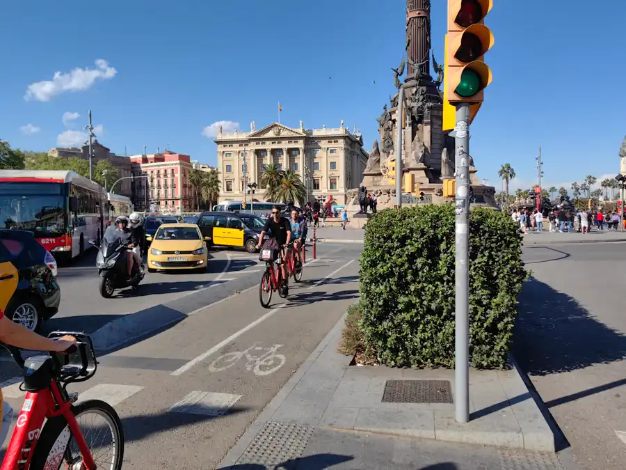 As in other European cities, Barcelona has separated and safe cycle lanes. You can rent a bike for a few euros on any corner. We found rentals for 10 euros for the whole day.