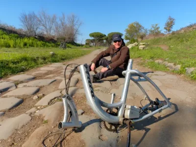 Via Appia on the bike