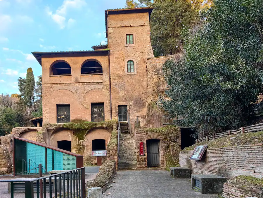 Villas lining the Via Appia