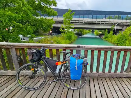 Alps to Slovakia by bike Donau