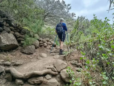 Climb up from the gorge