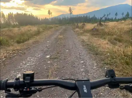 By bike under Kôprovský štít