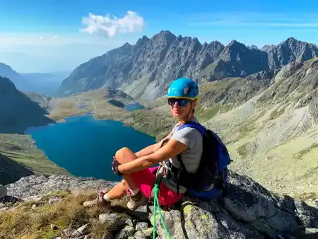 High Tatras: hiking climb to the Great Mengus Peak foto Janak kobelová
