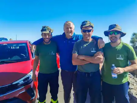 Pico de las Nieves park rangers