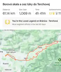 Terchová na bicykli