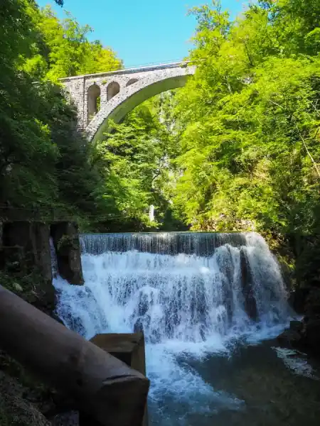 Šum wateerfall Vintgar gorge