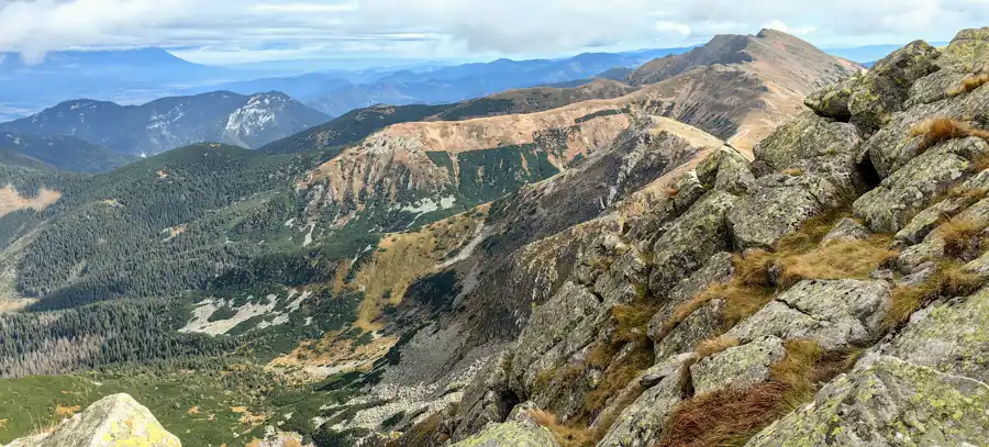 View of Ďumbier from the roof of Chopok