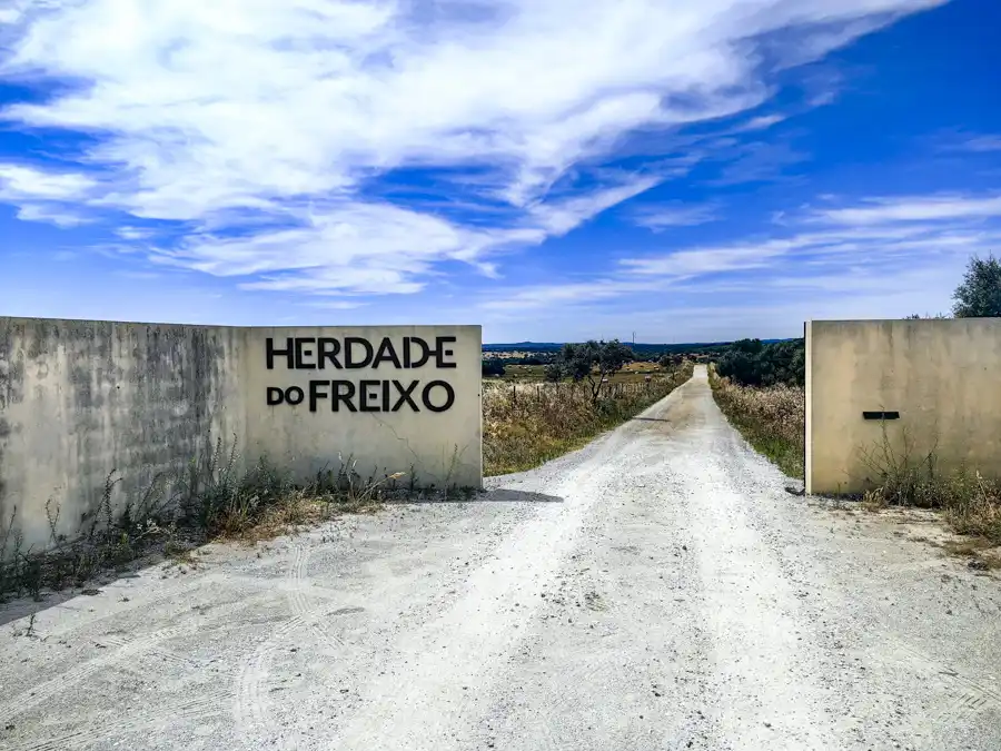 Entry to the vineyards