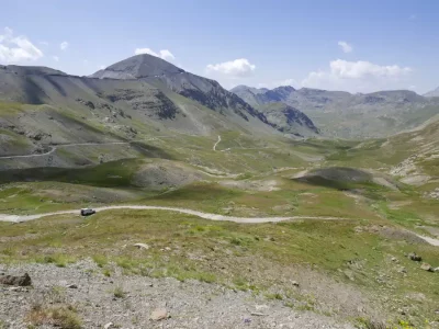 Cycling Col de la Bonette 