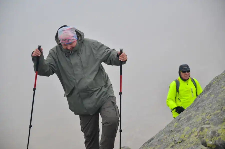 Climbing Chopok Peak Low Tatras Slovakia