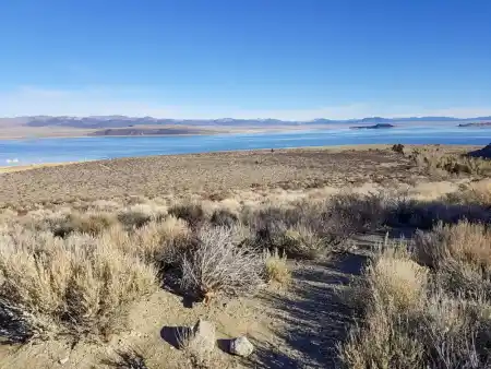 Hiking Trail around Mono Lake