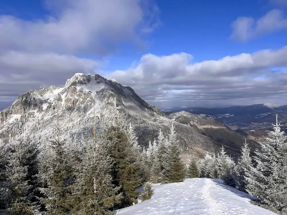 Majestic view of Velky Rozsutec peak