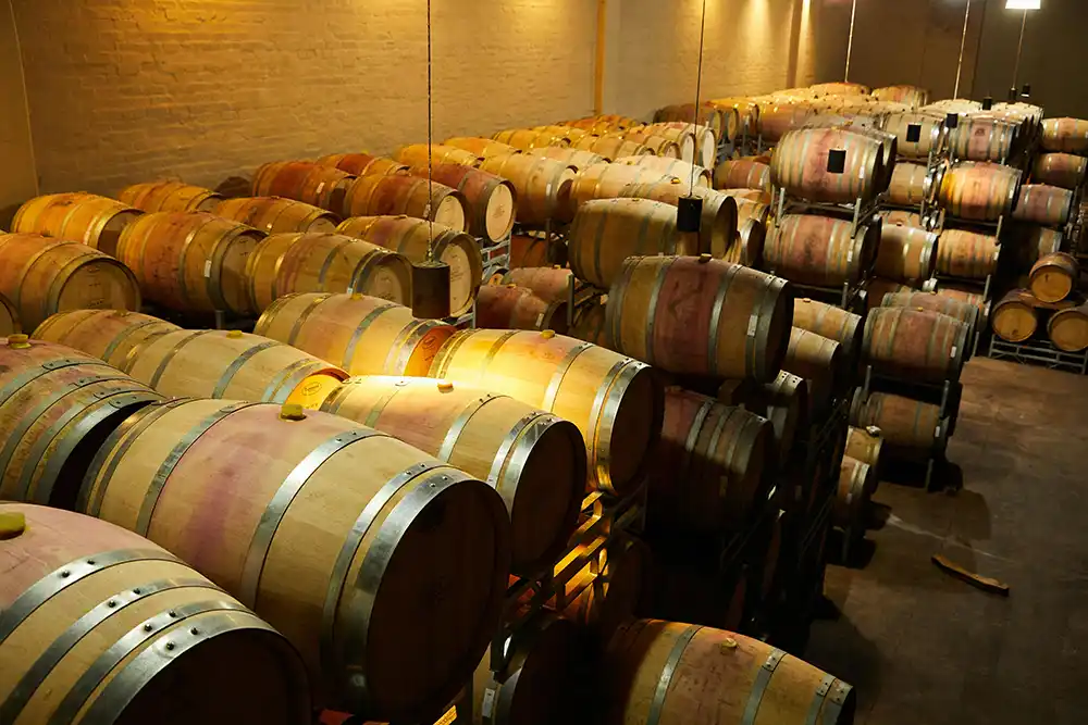 Oak barrels