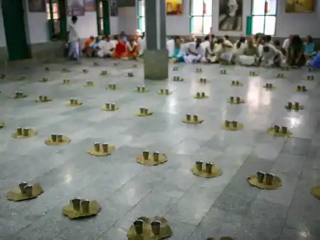 Dinner at Ramana Maharshi Ashram