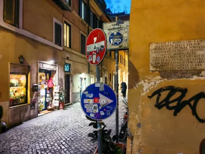 Nightlife in Trastevere
