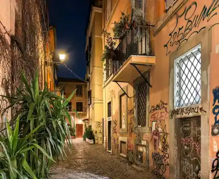 Nightlife in Trastevere