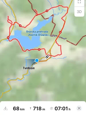 Map of route