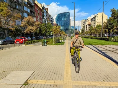 Sofia by bike