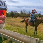 Georgia on bike