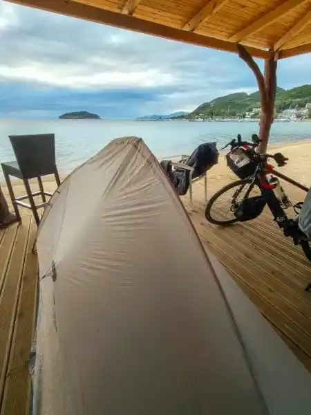 Tent at beach