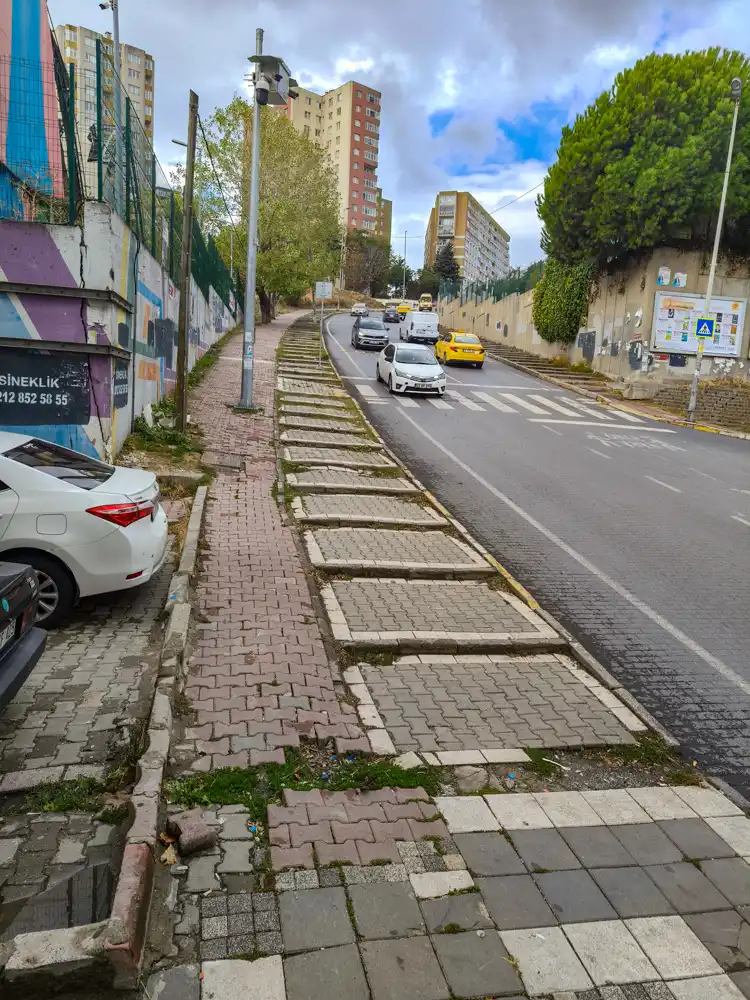 Cycling road Istanbul