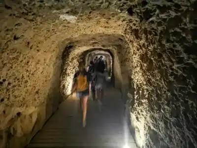 Tunnel to gorge Caminito del Rey