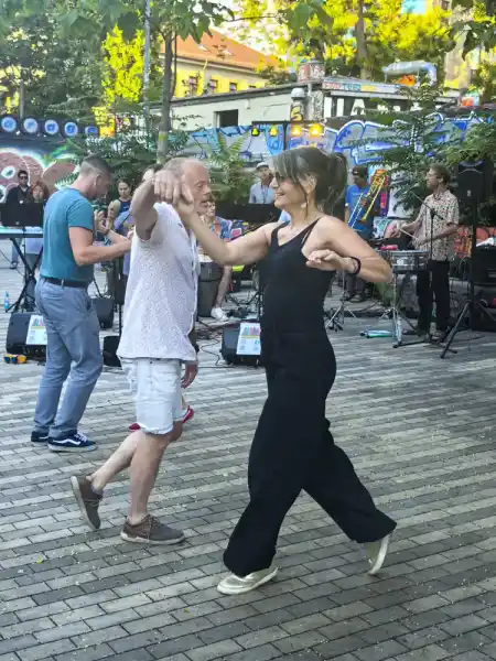 Dancing at streets