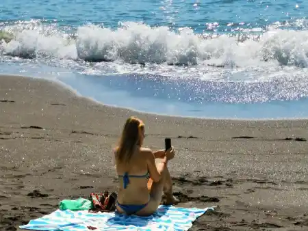 The Hard Beach Life with Instagram