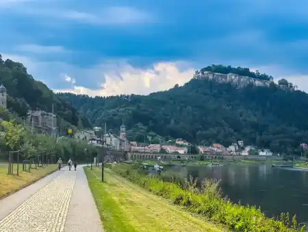 We are heading towards Königstein Fortress