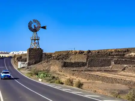 Old Windmills near port