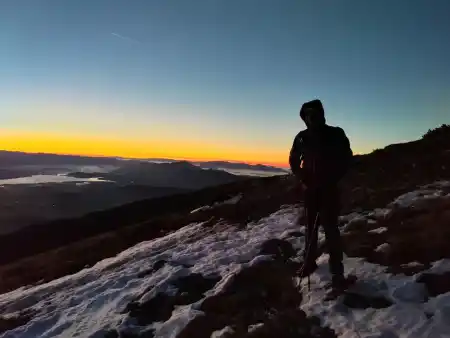 Moonlight Descent from Baranec
