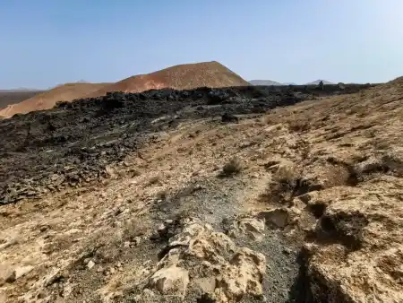 Clash of lava layers