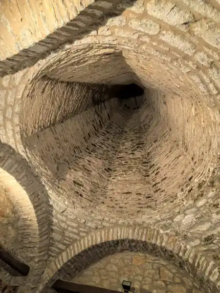 The vaults also served as vents.