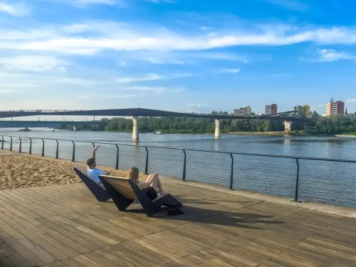 Sitting by the Vistula River