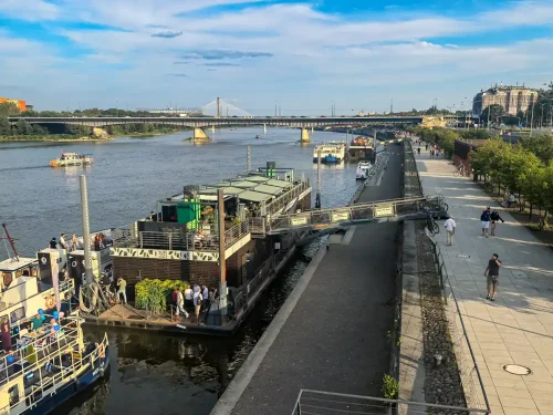 The banks of the Vistula River
