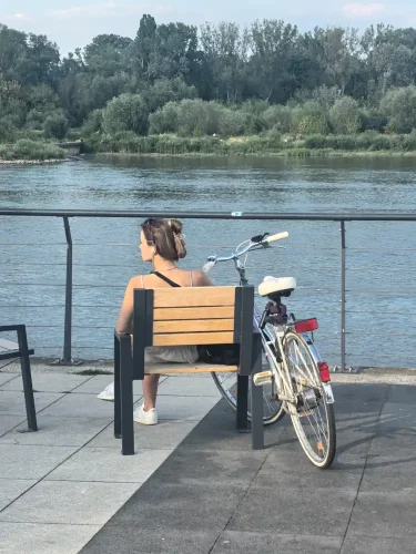 Sitting by the Vistula River